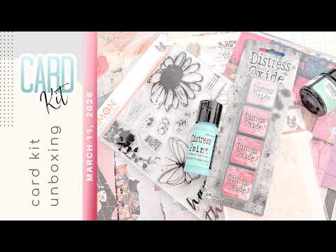 Simon Says Stamp Card Kit of the Month April 2026 A Little Artsy ck0426 Unboxing the Simon Says Stamp April 2026 Card Kit Tina Smith