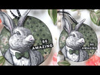 Tim Holtz Cling Rubber Stamps Mr. Rabbit cms478 video