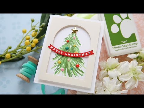 Simon Says Stamp Fresh Air Holiday Tree Wafer Dies sssd112909c Season Of Wonder