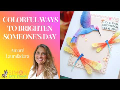 Simon Says Stamp Petal Point Frames Wafer Dies s1132 Every Happiness Laura Bassen Colorful Ways to Brighten Someone’s Day