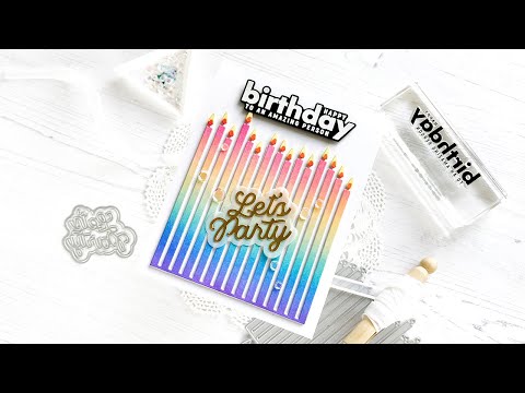 Simon Says Stamp Let's Party Wafer Dies sssd112865