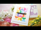 Simon Says Clear Stamps Geo Flower Building sss302684c Beautiful Days