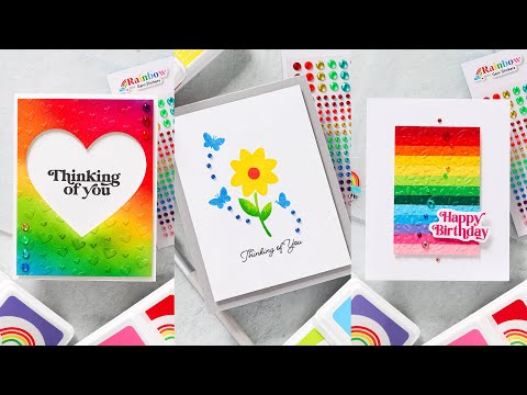 Rainbow Splash Ink Pads Rainbow Pack