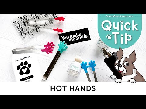 Simon Says Stamp HOT HANDS RED mt9red