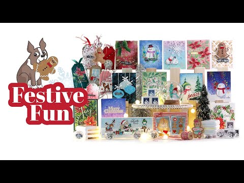 Simon Says Stamp Festive Fun Collection Stand-Alone Dies set896sa