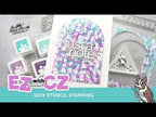 CZ Design Stamps and Dies Just a Note Notes set769jn Celebrate