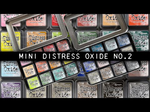 Tim Holtz Mini Distress Ink Storage Tin Bundle Of 4 Tutorial Video