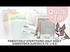 Simon Says Stamp Pawsitively Everything Half Sheet Cardstock Sleeves st0136