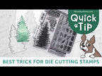 Tim Holtz Cling Rubber Stamps Festive Print cms472 video