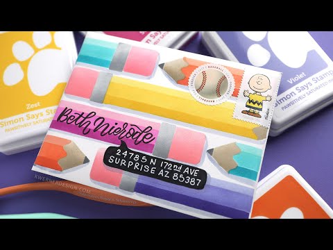 Simon Says Stamp Stencil Just Write Jumbo Pencil 1042stc Cheering For You