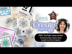 Simon Says Stamp Christmas Star Flakes Wafer Dies 1661sdc 🎁 Let's Make Christmas Cards Together! LIVE with Gina & Heidi
