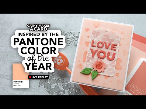 CZ Design Stamp And Dies Noted Tag Smitten