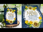 CZ Design Stamps and Dies Just a Note Notes set769jn Celebrate