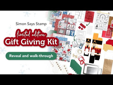 Simon Says Stamp Embossing Folder and Die All Wrapped Up set1119wu