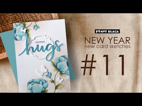 Penny Black Love Blooms Clear Stamps 31-124 video
