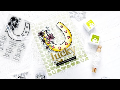 Simon Says Stamps and Dies Lucky Horseshoe set735lh Splendor
