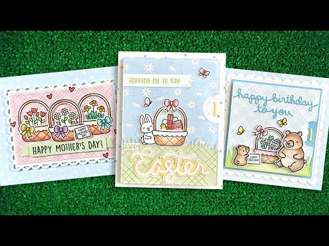 Lawn Fawn Spring Basket Add-On: Birthday Stamps and Dies Set video intro