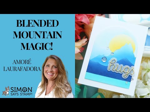 Simon Says Stamp Stencil and Masks Mountainscape 1092st Friend Like You