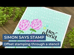 Simon Says Stamp Stencil Hippity Hoppity 1023mt Splendor