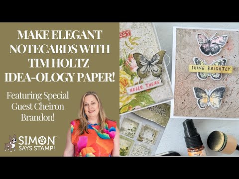 Tim Holtz Distress Watercolor Pencils 75 Bundle Ranger Elegant Notecards Video