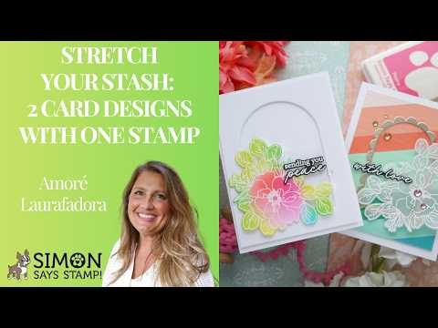 PREORDER Simon Says Stamp Scalloped Arches Frames Wafer Dies 1540sd In My Heart Stretch Your Stash: 2 Card Designs with One Stamp Laura Bassen