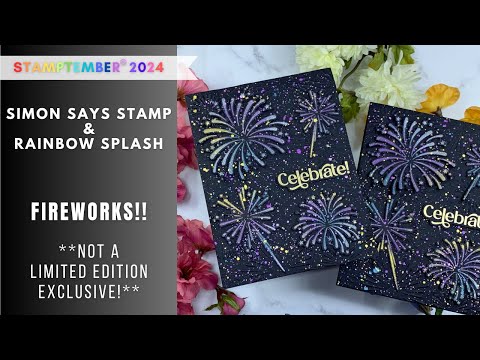 Rainbow Splash Stamptember Collection I Want It All Stamps Dies Stencils and More rs0924set