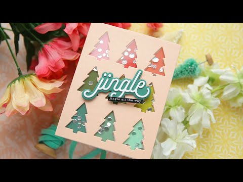 PREORDER CZ Design Stamps and Dies Tree Plate Greetings Bundle set1104tp And Everything Nice