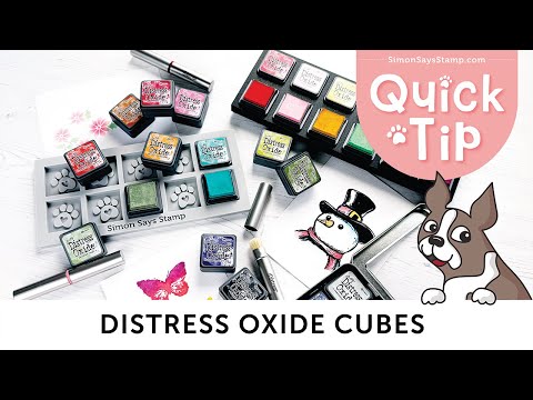 Tim Holtz Distress Mini Oxide Ink Pads Kit 1 Ranger tdik91479 Tips And Tricks Video