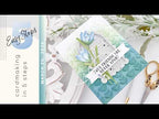 Simon Says Clear Stamp Nature in Bloom 1378ss In My Heart Make a Dainty Crocus Card: 5 Easy Steps for Cardmakers [ Simon Says Stamp "In My Heart" Blog Hop ]