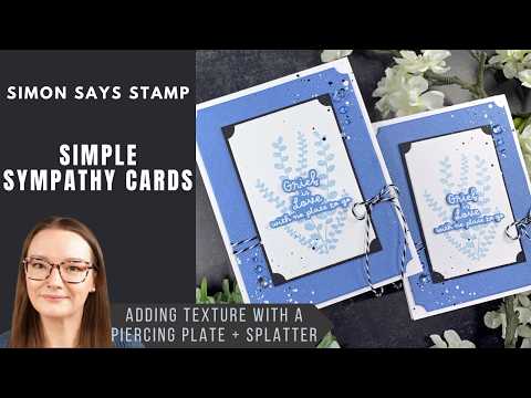 Simon Says Stamps and Dies With Sympathy set1233ws Always There Simple Sympathy Cards | Simon Says Stamp Amy Rysavy