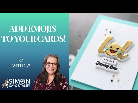 Tim Holtz Fossilized Amber Distress Spritz tdu86314 Emoji Card Video