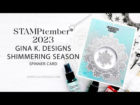 Tim Holtz Distress Holiday Mica Stain Set 6 Ranger tsck84372 Christmas Wishes Card Video