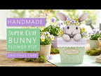 Katy Sue Designs Bunny Tails and Flower Pots Card Making Kit 17-10109bfp bunny