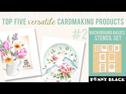 Penny Black Cling Stamp Birdhouse Beauty 40-922 video