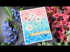 Simon Says Stamp Set of 3 Stencils Mosaic Tulips 1018st Splendor