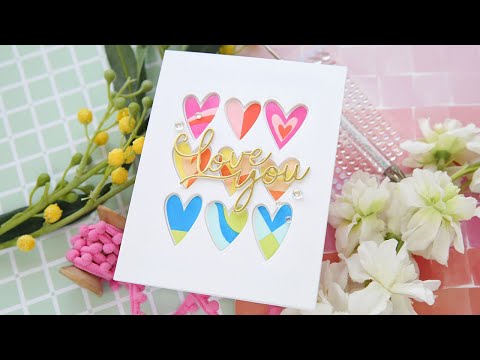 Simon Says Clear Stamps Printmaking Hearts 2023msc Sweetheart