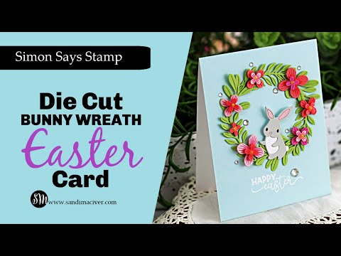 Simon Says Stamp Bounding Bunnies Wafer Dies s990 Rain or Shine