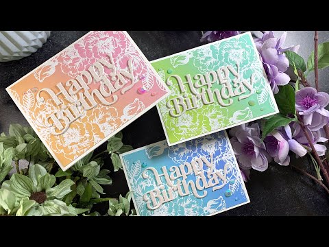 Simon Says Clear Stamps BEAUTIFUL FLOWERS sss101826