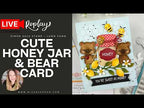 Simon Says Stamp Fable Bear Wafer Dies s1149 Always There Nichol Spohr 🍯 Cute Honey Jar & Bear Scene Card | Lawn Fawn Meets Simon Says Stamp