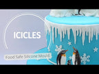 Katy Sue Designs Icicles Silicone Mold ce0113