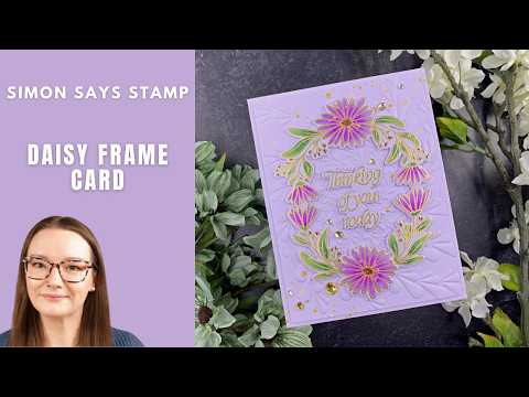 Simon Says Clear Stamps Daisy Frame 2415ssc Every Happiness Amy Rysavy