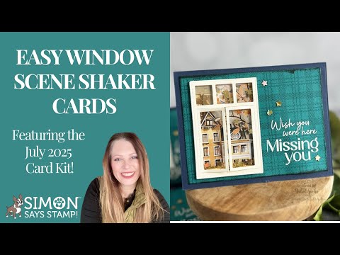 Tim Holtz Distress Mini Ink Pad Scorched Timber Ranger tdp83559 Window Scene Shaker Cards Video