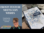 Tim Holtz Distress Texture Paste Twinkle Ranger tda91974 Frosty Texture Card Video
