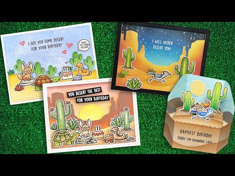 Lawn Fawn Critters in the Desert Clear Stamps lf3415 Video Intro