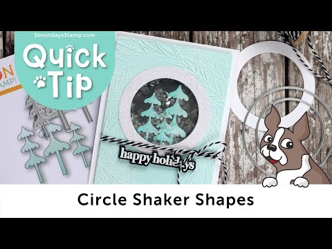 Simon Says Stamp Circle Shaker Shapes Wafer Dies 1397sd And Everything Nice
