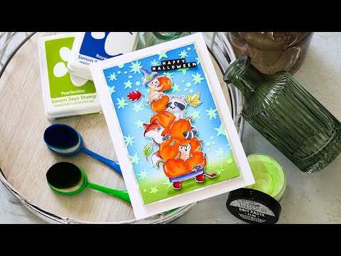 Tim Holtz Distress Halloween Grit Paste Glow Ranger tshk84464 Glow In The Dark Halloween Card Video
