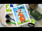 Tim Holtz Distress Halloween Grit Paste Glow Ranger tshk84464 Glow In The Dark Halloween Card Video
