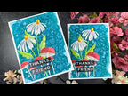 Simon Says Stencil Heart Blooms ssst221733 Sweetheart Amy Rysavy Watercolor Tutorial