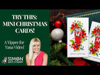 Simon Says Stamps and Dies Warmth and Wonder set1084ww Try this! Mini Christmas Slimline Cards! Yana Smakula