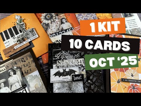 Simon Says Stamp Card Kit of the Month October 2025 Fall Vibes ck1025